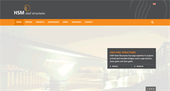 Desktop Screenshot of hsm-steelstructures.com